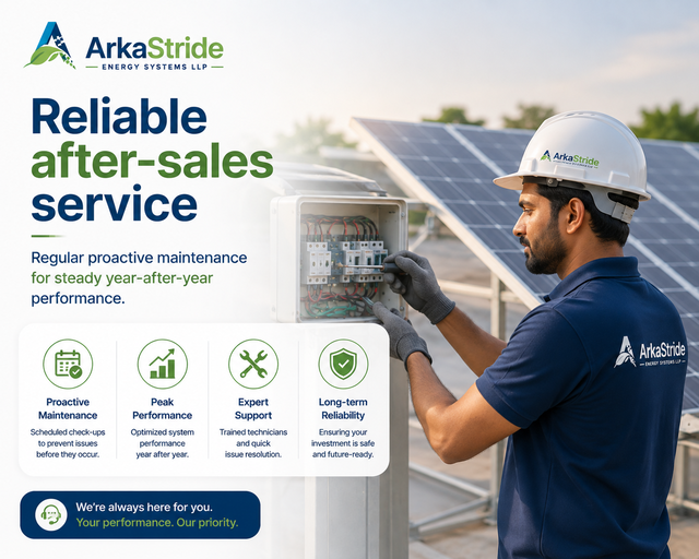 Reliable after-sales service